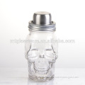 15oz skull shaker glass storage maosn jar